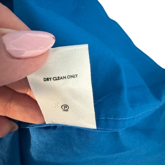 L'Academie - NWOT Zenda Mini Button Down Dress Electric Blue Sz S - Picture 8 of 8